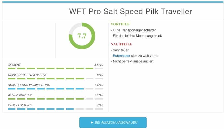 WFT Pro Salt Speed Pilk Traveller Test