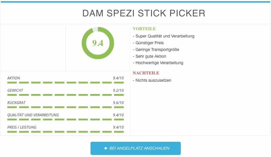 Ergebnis DAM SPEZI STICK PICKER Angelplatz Winkelpicker